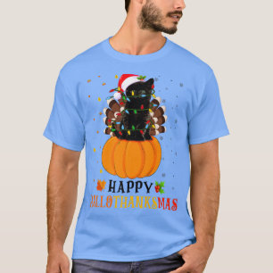 Camiseta Halloth Navidades de Acción de Gracias de Black Ca