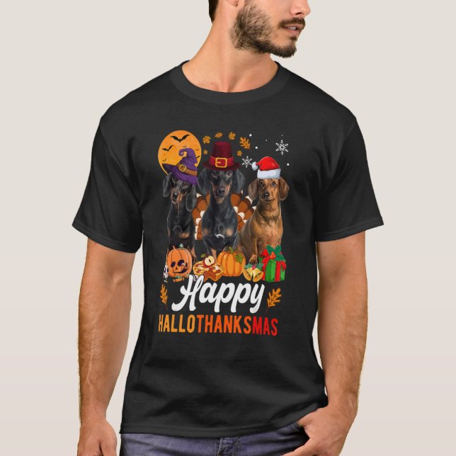 Camiseta Halloth Navidades del Día de Acción de Gracias de  (Anverso)
