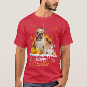 Camiseta HalloThanksMas Halloween Thanksgiving Christmas Bu