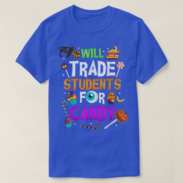Camiseta Hallowee De Profesores De DIVERSIÓN De Candy (Diseño del anverso)