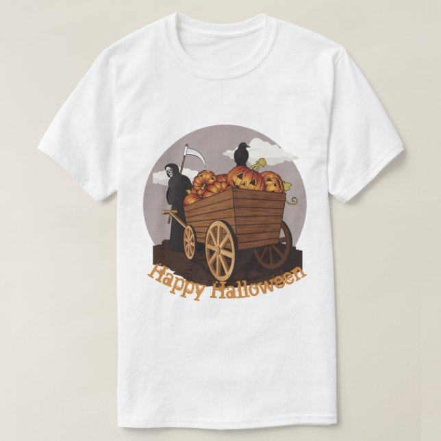 Camiseta Halloween (Diseño del anverso)