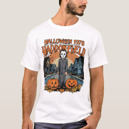 Camiseta Halloween 1978 Holiday Spooky Myers Pumpkin Haddon