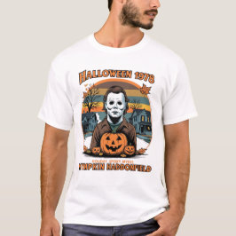 Camiseta Halloween 1978 Holiday Spooky Myers Pumpkin Haddon
