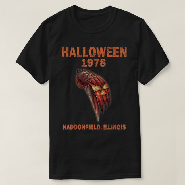 Camiseta Halloween 1978 regalo espeluznante para los míos c (Diseño del anverso)