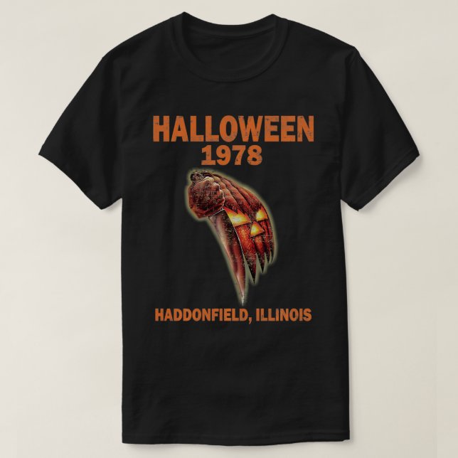 Camiseta Halloween 1978 regalo espeluznante para los míos c (Diseño del anverso)