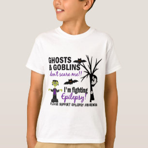 Camiseta Halloween 1 guerrero de la epilepsia