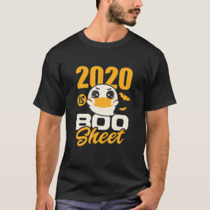 Camiseta Halloween 2020 es fantasma de hoja de boo