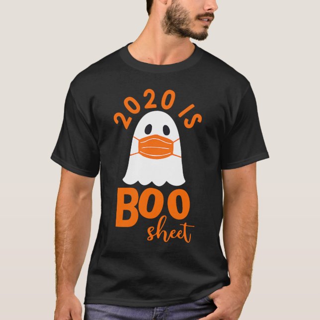 Camiseta Halloween 2020 es una hoja de boo (Anverso)