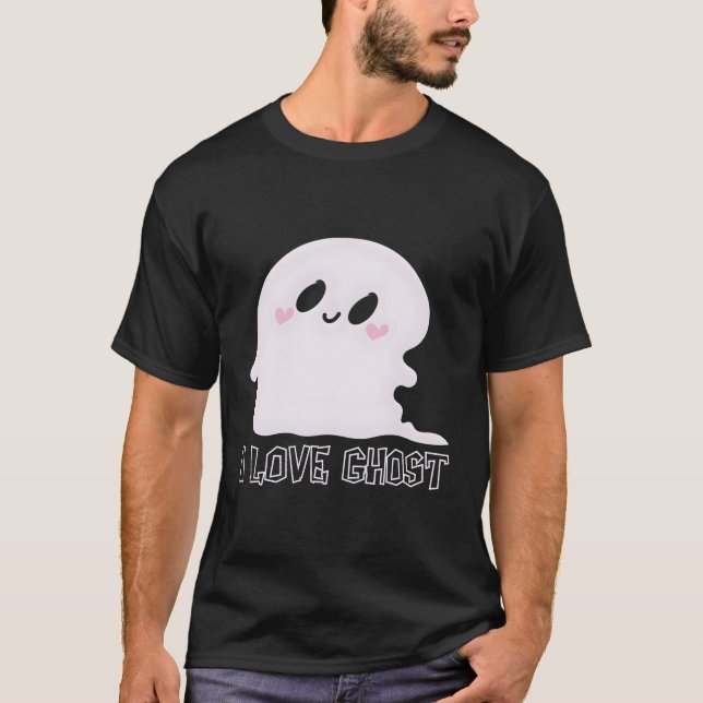 Camiseta Halloween 2020 Trick O Treat I Love Ghosts Ghouls (Anverso)