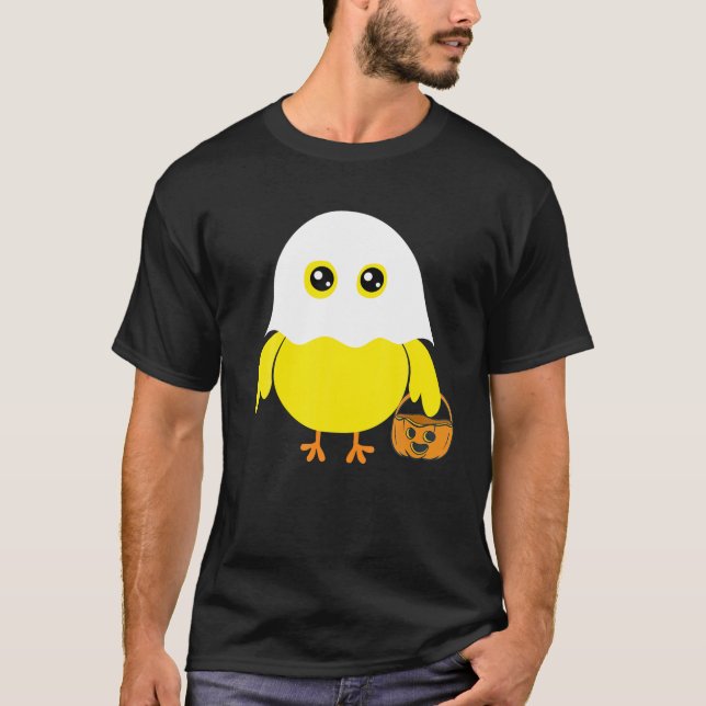 Camiseta Halloween 2020 Trick or Treat Chicken Ghosts Ghoul (Anverso)
