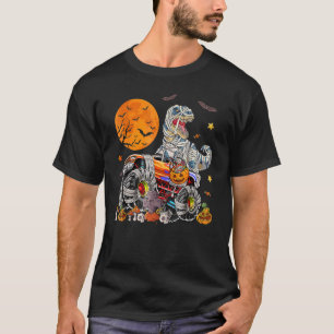 Camiseta Halloween 2022 Rex Mummy Monster Truck Pumpkin Cos