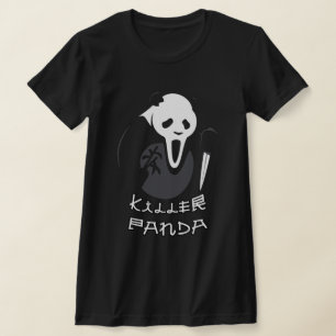 Camiseta Halloween 2023 de la Asesina Panda Cute Chicas