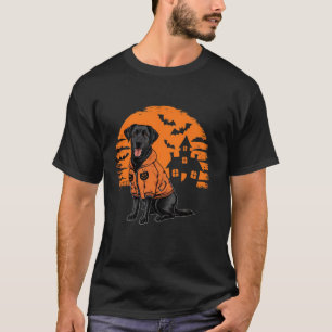Camiseta Halloween 2024 Perro Labrador Negro Para Hombres M