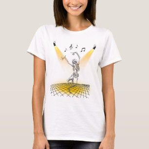 Camiseta Halloween 2024 Spooky Vibes Skeleton Tees