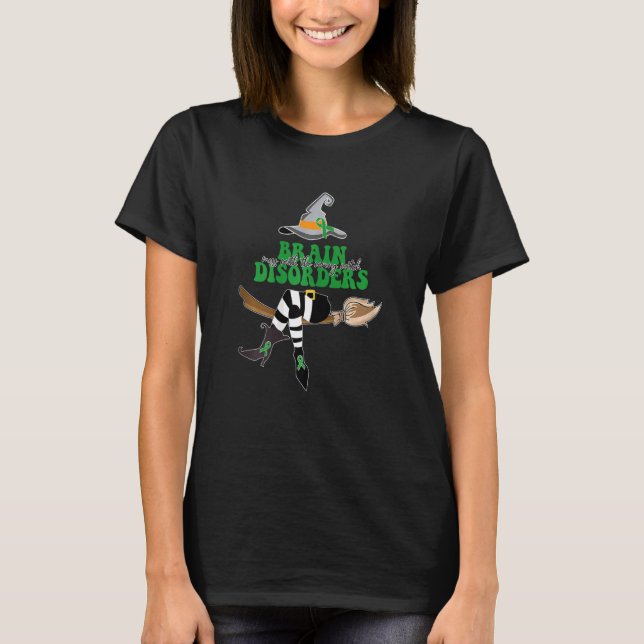 Camiseta Halloween 20 mujeres con problemas cerebrales de b (Anverso)