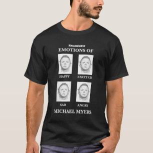 Camiseta Halloween 2 Emociones De Michael Myers