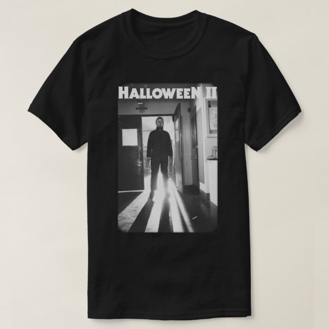 Camiseta Halloween 2 Michael Myers Faded Poster Long Sleeve (Diseño del anverso)
