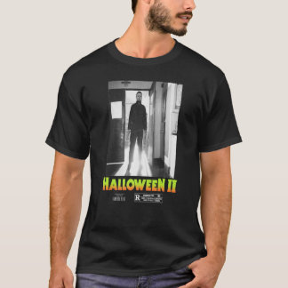 Camiseta Halloween 2 Poster de retrato de puerta de Michael