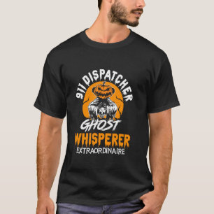 Camiseta Halloween 911 Operador de Dispatcher de Emergencia