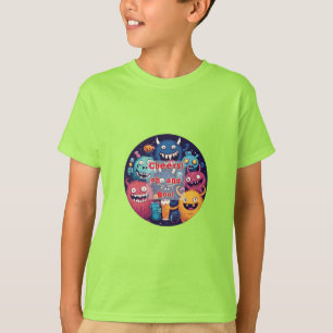 Camiseta Halloween, adorable y espeluznante boo amigable pa