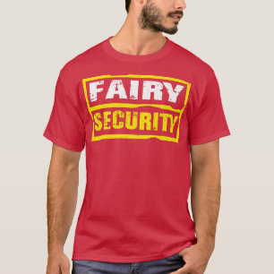 Camiseta Halloween Adultos Costume Fairy Security Dad Mom