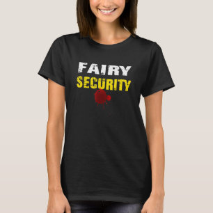 Camiseta Halloween Adultos Costume Fairy Security Dad Mom
