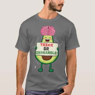 Camiseta Halloween aguacate DesignTrick o Guacamole horror