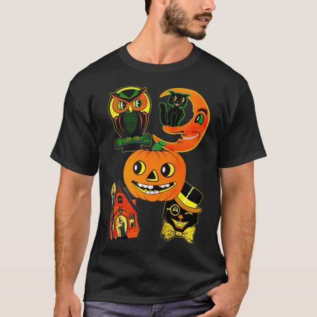 Camiseta Halloween antiguo (Anverso)