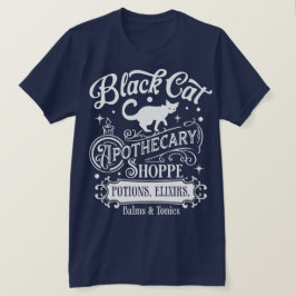 Camiseta Halloween apoteórico de gato negro