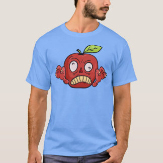 Camiseta Halloween Apple Zombie Food Fruit Monster Spooky Z