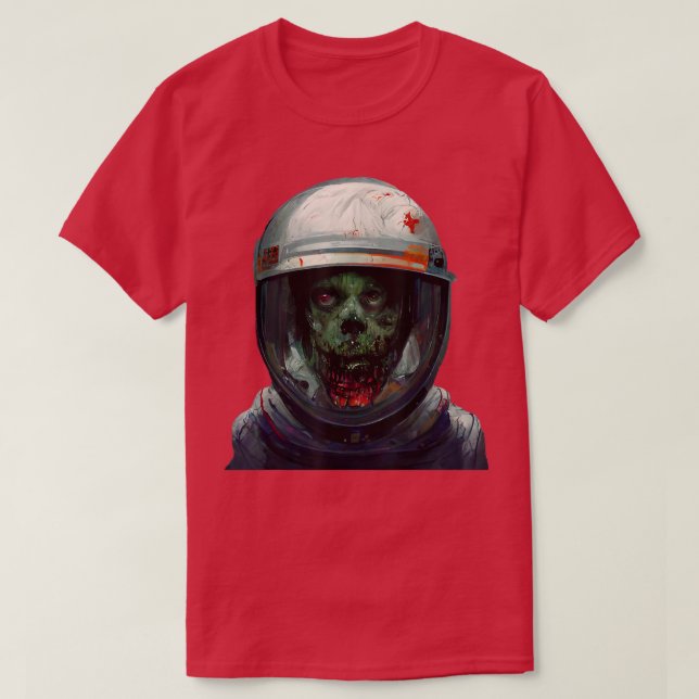 Camiseta Halloween: Astronautas zombies astronautas Hallowe (Diseño del anverso)