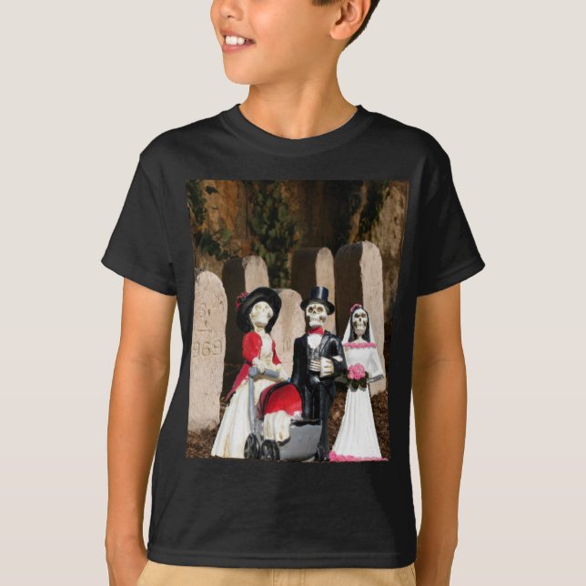 Camiseta Halloween aterrador. (Anverso)