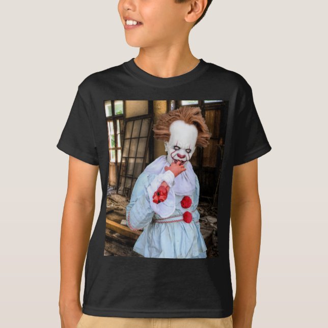 Camiseta Halloween aterrador. (Anverso)