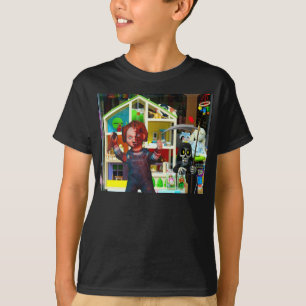 Camiseta Halloween aterrador.