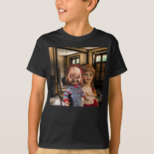 Camiseta Halloween aterrador.