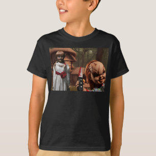 Camiseta Halloween aterrador.