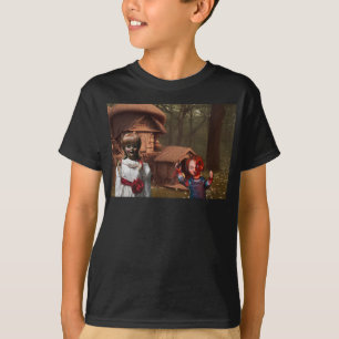 Camiseta Halloween aterrador.