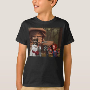 Camiseta Halloween aterrador.