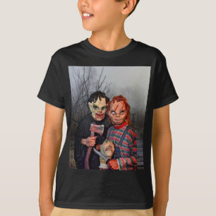 Camiseta Halloween aterrador.