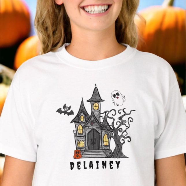 Camiseta Halloween atormentado Personalizado de la casa Spo (Subido por el creador)