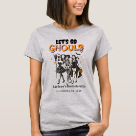 Camiseta Halloween Bachelorette vamos a ghoul