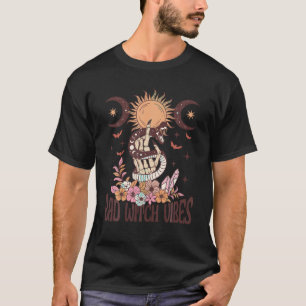 Camiseta Halloween Bad Witch Vibes Spookoky Vibes Seas
