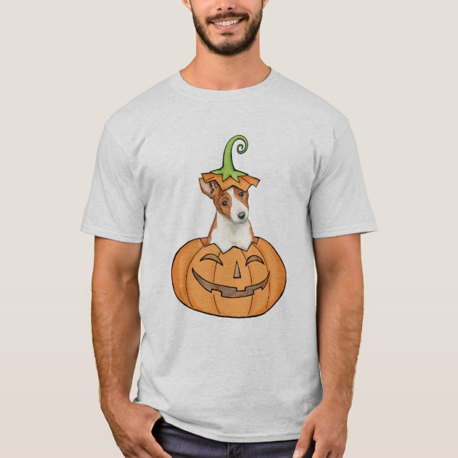 Camiseta Halloween Basenji (Anverso)