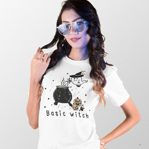 CAMISETA HALLOWEEN BASIC WITCH   FANTASMA HACIENDO UNA POCI