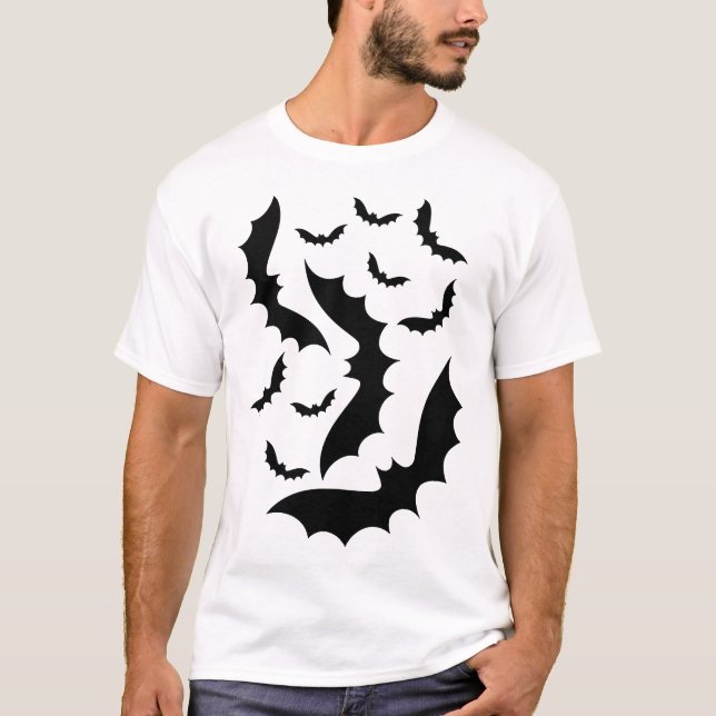 Camiseta Halloween Bats (Anverso)