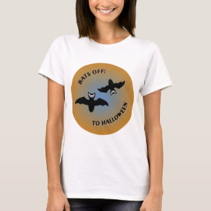 Camiseta Halloween Bats Naranja Azul