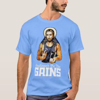 Camiseta Halloween Be Hy Gana Jesus Weight Lifout