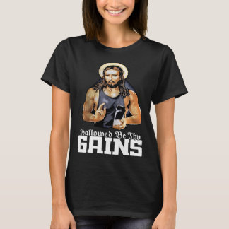 Camiseta Halloween Be Thains Jesus Weight Lifout