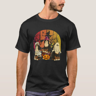 Camiseta Halloween Bernedoodles Boo Witch Horror Mumm