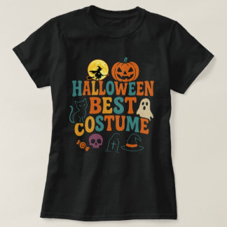 Camiseta Halloween Best Costume – Spooky Retro T-Shirt